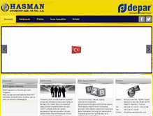 Tablet Screenshot of hasmanotomotiv.com